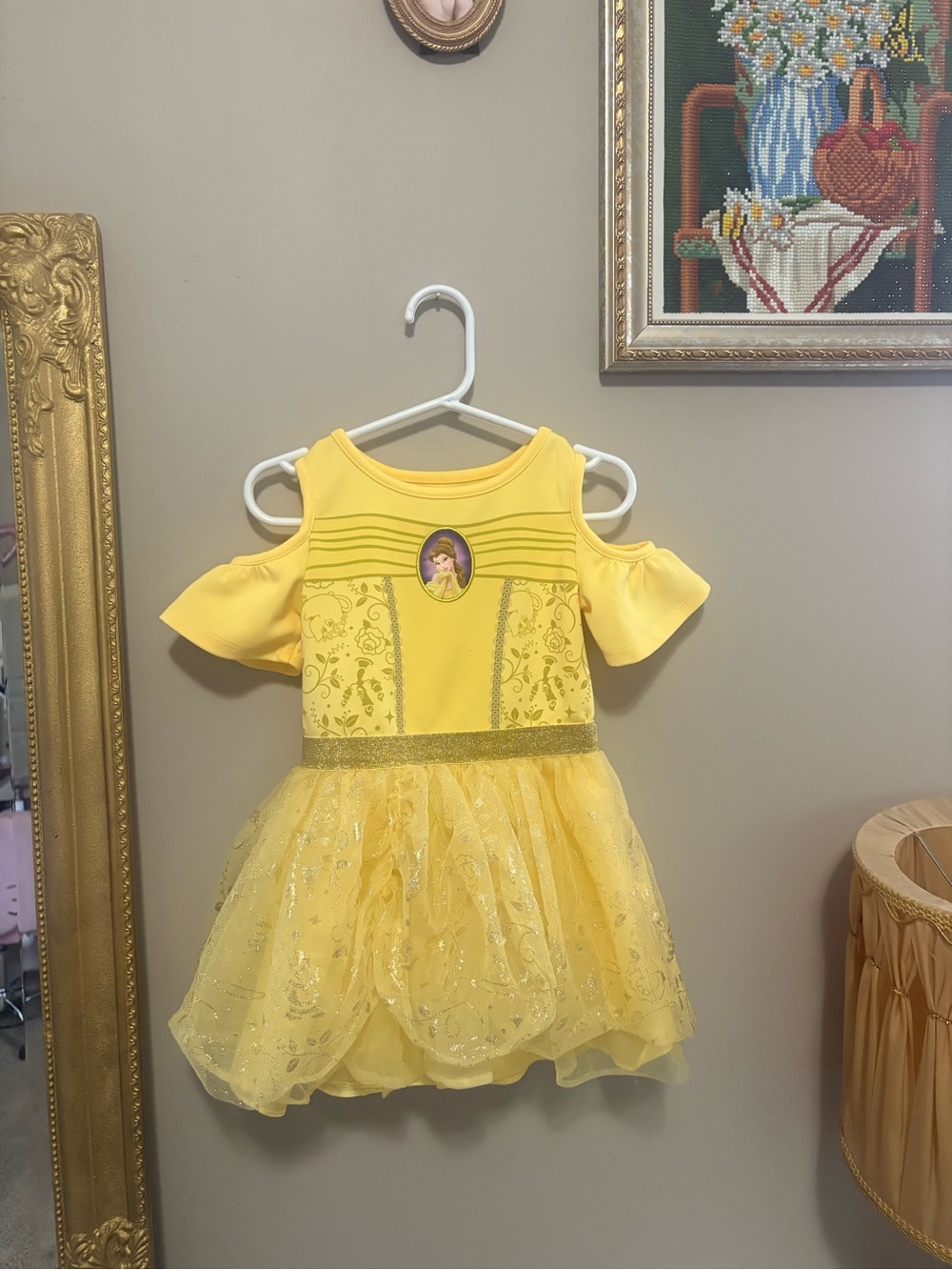 Yellow Disney Belle Princess Dress